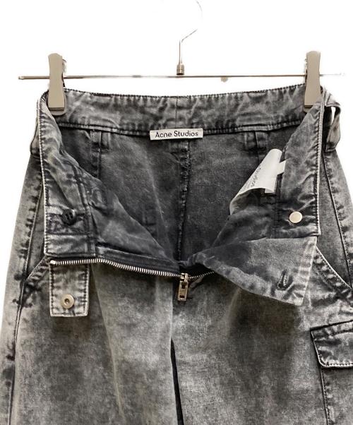 Acne studios（アクネ ストゥディオズ）Acne studios (アクネ ストゥディオズ) デニムカーゴトラウザー グレー サイズ:30(XXS)の古着・服飾アイテム