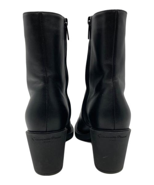 Gianvito Rossi（ジャンヴィト ロッシ）Gianvito Rossi (ジャンヴィト ロッシ) Dylan アンクルブーツ ブラック サイズ:23.5cmの古着・服飾アイテム