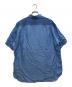 COMME des GARCONS HOMME (コムデギャルソン オム) キュプラストライプMIX S/Sシャツ ブルー サイズ:M：17000円
