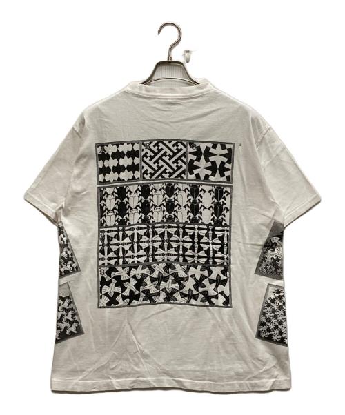 SoF Tee（ソフ ティー）SoF Tee (ソフ ティー) 90s M.C ESCHER Regular Division of the Plane T-shirts ホワイト サイズ:Lの古着・服飾アイテム