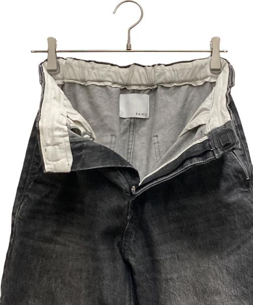kaiko（カイコー）KAIKO (カイコー) THE DENIM WIDE FIT VINTAGE ブラック サイズ:1の古着・服飾アイテム