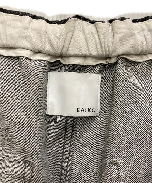 kaiko（カイコー）KAIKO (カイコー) THE DENIM WIDE FIT VINTAGE ブラック サイズ:1の古着・服飾アイテム