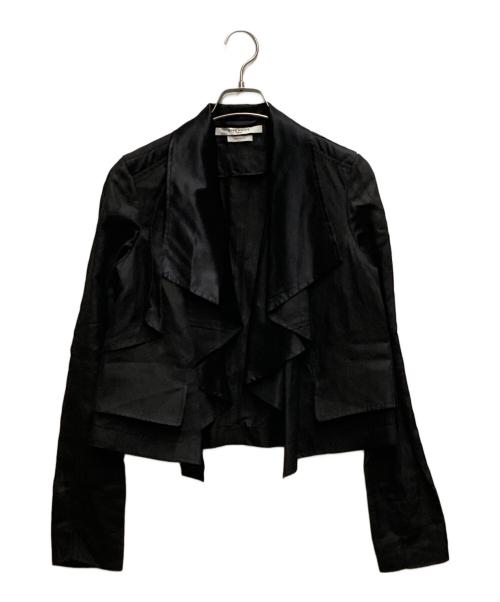 GIVENCHY（ジバンシィ）GIVENCHY (ジバンシィ) リネンキュプラジャケット ブラック サイズ:36の古着・服飾アイテム