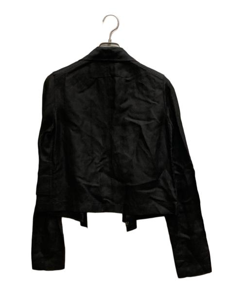 GIVENCHY（ジバンシィ）GIVENCHY (ジバンシィ) リネンキュプラジャケット ブラック サイズ:36の古着・服飾アイテム