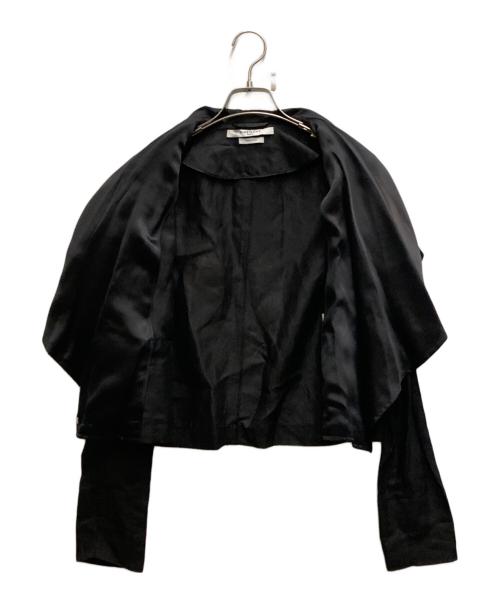 GIVENCHY（ジバンシィ）GIVENCHY (ジバンシィ) リネンキュプラジャケット ブラック サイズ:36の古着・服飾アイテム