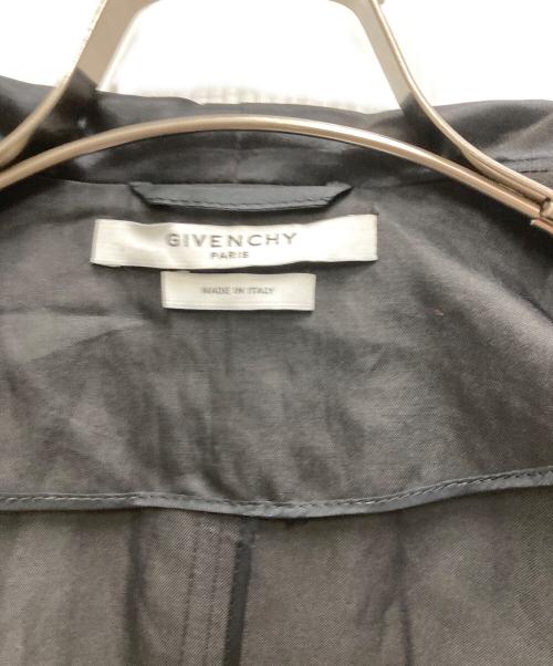 GIVENCHY（ジバンシィ）GIVENCHY (ジバンシィ) リネンキュプラジャケット ブラック サイズ:36の古着・服飾アイテム