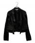 GIVENCHY（ジバンシィ）の古着「リネンキュプラジャケット」｜ブラック