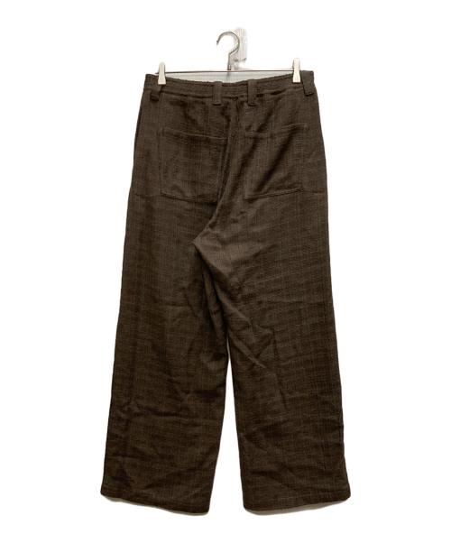 ENCOMING（インカミング）ENCOMING (インカミング) Pullcord Easy Trouser ブラウン サイズ:Ｍの古着・服飾アイテム