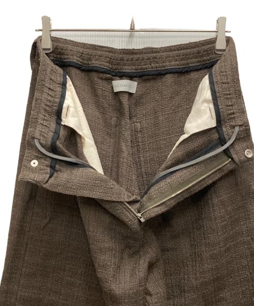 ENCOMING（インカミング）ENCOMING (インカミング) Pullcord Easy Trouser ブラウン サイズ:Ｍの古着・服飾アイテム