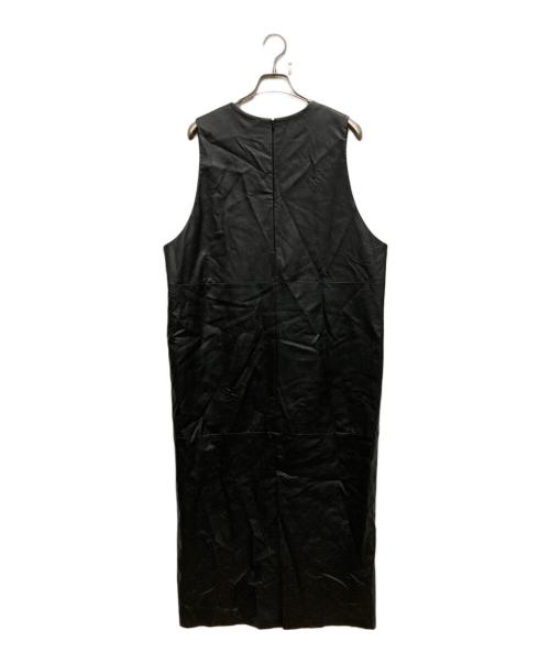 SACRA（サクラ）SACRA (サクラ) SYNTHETIC LEATHER OP ブラック サイズ:38の古着・服飾アイテム
