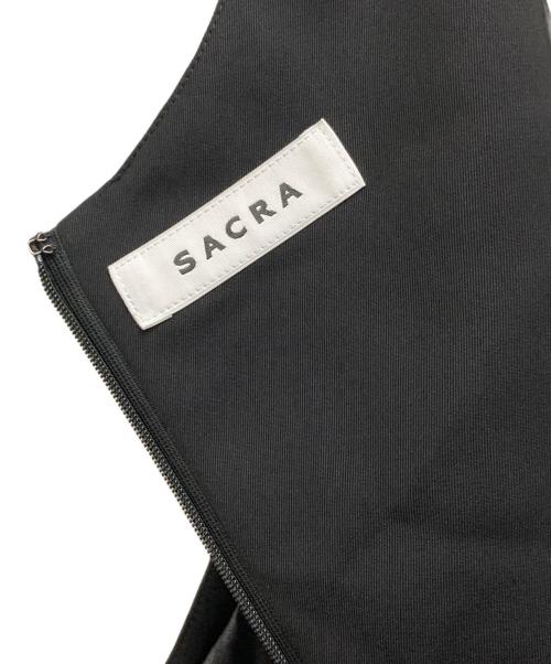 SACRA（サクラ）SACRA (サクラ) SYNTHETIC LEATHER OP ブラック サイズ:38の古着・服飾アイテム