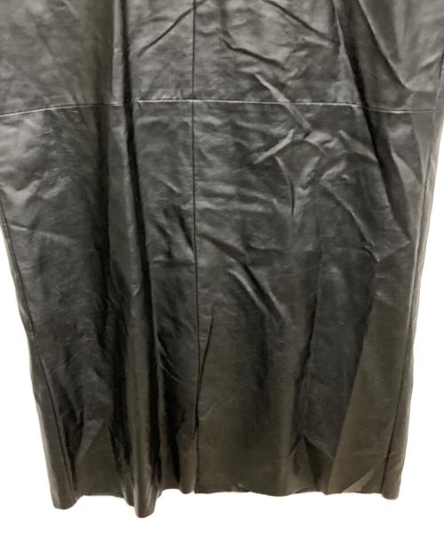 SACRA（サクラ）SACRA (サクラ) SYNTHETIC LEATHER OP ブラック サイズ:38の古着・服飾アイテム