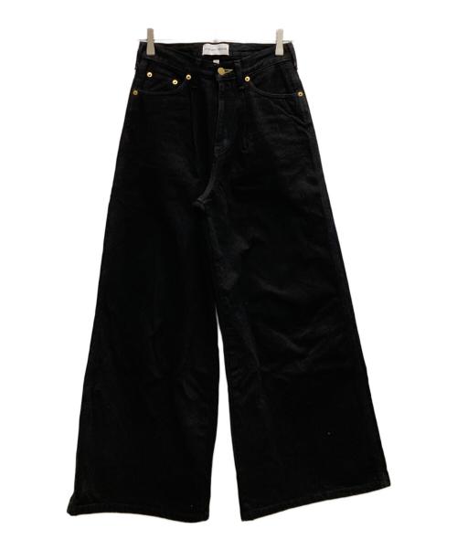 Tu es mon TRESOR（トゥ エ モン トレゾア）TU ES MON TRESOR (トゥ エ モン トレゾア) THE BERYL JEAN ブラック サイズ:25の古着・服飾アイテム