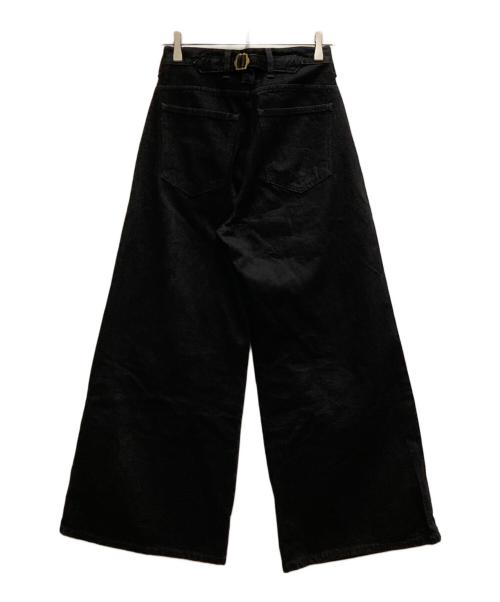 Tu es mon TRESOR（トゥ エ モン トレゾア）TU ES MON TRESOR (トゥ エ モン トレゾア) THE BERYL JEAN ブラック サイズ:25の古着・服飾アイテム