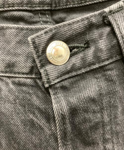 HYKE（ハイク）HYKE (ハイク) タックワイドデニムパンツ ブラック サイズ:Sの古着・服飾アイテム