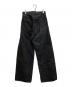 HYKE (ハイク) タックワイドデニムパンツ ブラック サイズ:S：16000円
