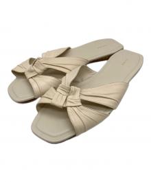 THE ROW（ザ ロウ）の古着「SOFT KNOT SLIDE SANDAL」｜ベージュ