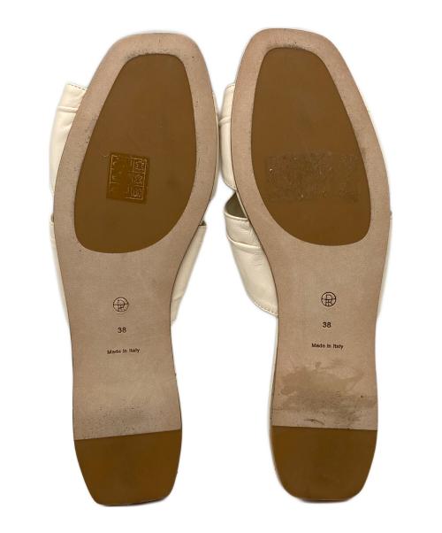 THE ROW（ザ ロウ）THE ROW (ザ ロウ) SOFT KNOT SLIDE SANDAL ベージュ サイズ:38の古着・服飾アイテム