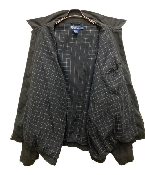 POLO RALPH LAUREN（ポロ・ラルフローレン）POLO RALPH LAUREN (ポロ・ラルフローレン) ポニー刺繍 裏地チェック スウィングトップブルゾン ブラック サイズ: 4Xの古着・服飾アイテム