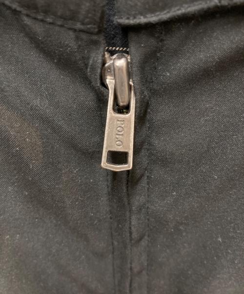 POLO RALPH LAUREN（ポロ・ラルフローレン）POLO RALPH LAUREN (ポロ・ラルフローレン) ポニー刺繍 裏地チェック スウィングトップブルゾン ブラック サイズ: 4Xの古着・服飾アイテム