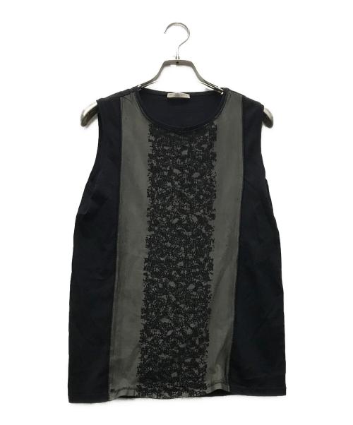 BOTTEGA VENETA（ボッテガベネタ）BOTTEGA VENETA (ボッテガベネタ) ノースリーブブラウス ブラック サイズ:Mの古着・服飾アイテム
