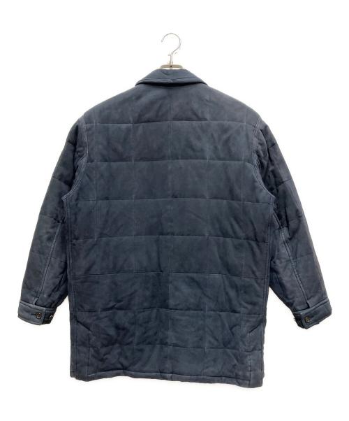 POLO RALPH LAUREN（ポロ・ラルフローレン）POLO RALPH LAUREN (ポロ・ラルフローレン) スウェードキルティングジャケット ネイビー サイズ:Lの古着・服飾アイテム