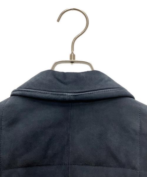 POLO RALPH LAUREN（ポロ・ラルフローレン）POLO RALPH LAUREN (ポロ・ラルフローレン) スウェードキルティングジャケット ネイビー サイズ:Lの古着・服飾アイテム