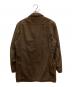 Paul Stuart (ポールスチュアート) レザー3Bテーラードジャケット ブラウン サイズ:M：10000円