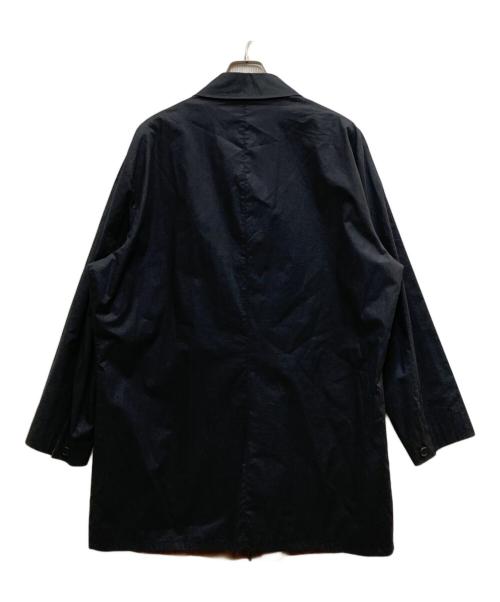 ERMENEGILDO ZEGNA（エルメネジルド・ゼニア）Ermenegildo Zegna (エルメネジルド・ゼニア) リバーシブルジップアップコート ネイビー×ベージュ サイズ:Lの古着・服飾アイテム