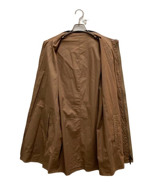 ERMENEGILDO ZEGNA（エルメネジルド・ゼニア）Ermenegildo Zegna (エルメネジルド・ゼニア) リバーシブルジップアップコート ネイビー×ベージュ サイズ:Lの古着・服飾アイテム