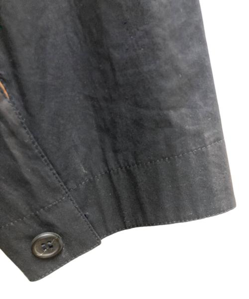 ERMENEGILDO ZEGNA（エルメネジルド・ゼニア）Ermenegildo Zegna (エルメネジルド・ゼニア) リバーシブルジップアップコート ネイビー×ベージュ サイズ:Lの古着・服飾アイテム