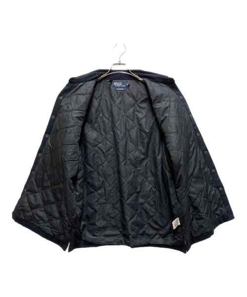 POLO RALPH LAUREN（ポロ・ラルフローレン）POLO RALPH LAUREN (ポロ・ラルフローレン) ウールキルティングシャツ ネイビー サイズ:Lの古着・服飾アイテム