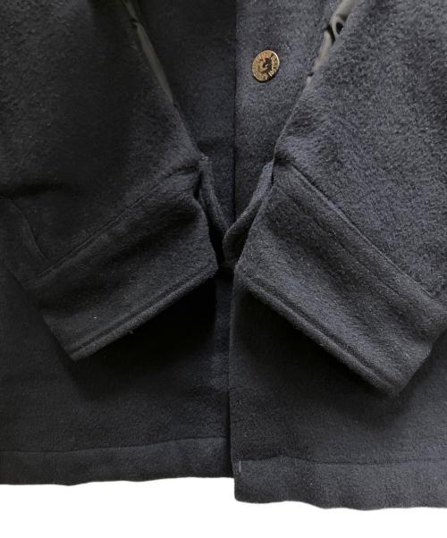 POLO RALPH LAUREN（ポロ・ラルフローレン）POLO RALPH LAUREN (ポロ・ラルフローレン) ウールキルティングシャツ ネイビー サイズ:Lの古着・服飾アイテム