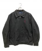 POLO RALPH LAURENポロ・ラルフローレン）の古着「コットンナイロンスイングトップ」｜ブラック