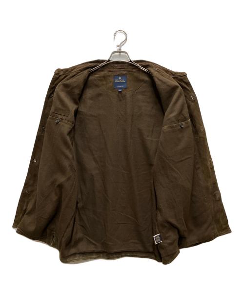BROOKS BROTHERS（ブルックスブラザーズ）BROOKS BROTHERS (ブルックスブラザーズ) スウェードシャツジャケット ブラウン サイズ:Lの古着・服飾アイテム