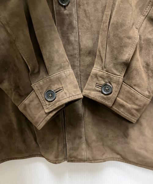 BROOKS BROTHERS（ブルックスブラザーズ）BROOKS BROTHERS (ブルックスブラザーズ) スウェードシャツジャケット ブラウン サイズ:Lの古着・服飾アイテム