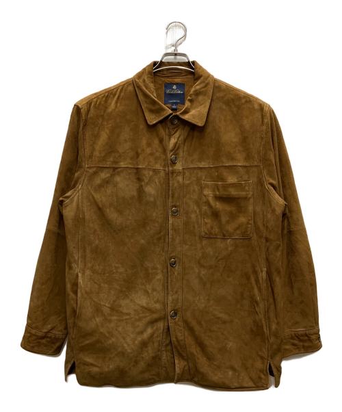 BROOKS BROTHERS（ブルックスブラザーズ）BROOKS BROTHERS (ブルックスブラザーズ) スウェードシャツジャケット ブラウン サイズ:Ｍの古着・服飾アイテム
