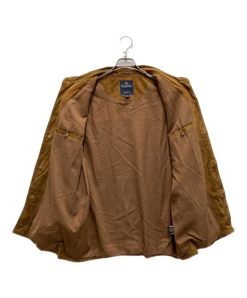 BROOKS BROTHERS（ブルックスブラザーズ）BROOKS BROTHERS (ブルックスブラザーズ) スウェードシャツジャケット ブラウン サイズ:Ｍの古着・服飾アイテム