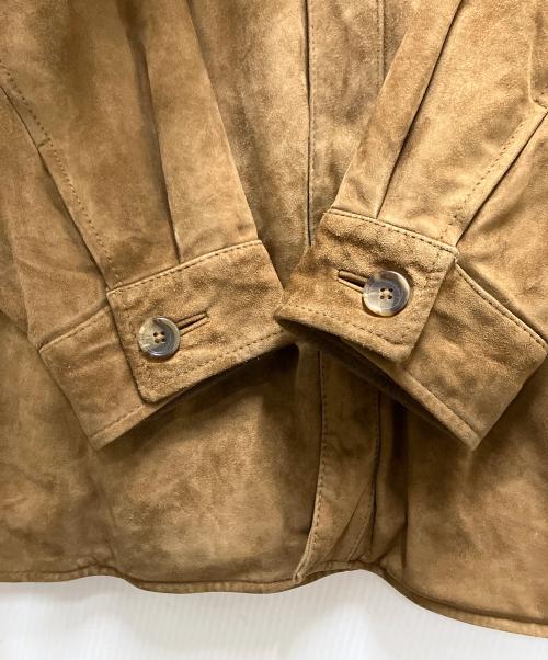 BROOKS BROTHERS（ブルックスブラザーズ）BROOKS BROTHERS (ブルックスブラザーズ) スウェードシャツジャケット ブラウン サイズ:Ｍの古着・服飾アイテム