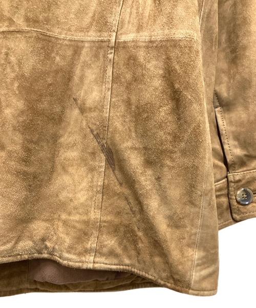 BROOKS BROTHERS（ブルックスブラザーズ）BROOKS BROTHERS (ブルックスブラザーズ) スウェードシャツジャケット ブラウン サイズ:Ｍの古着・服飾アイテム