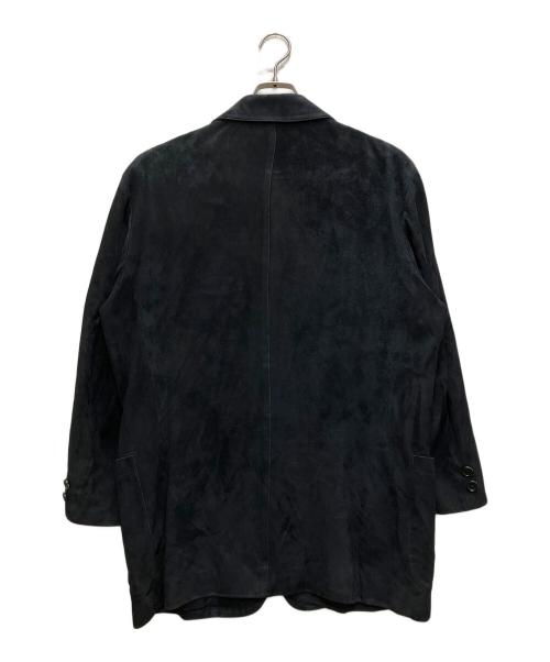 BURBERRY LONDON（バーバリーロンドン）BURBERRY LONDON (バーバリーロンドン) スエード3Bジャケット ネイビー サイズ:LLの古着・服飾アイテム