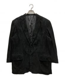 BURBERRY LONDON（バーバリーロンドン）の古着「スエード2Bジャケット」｜ブラック