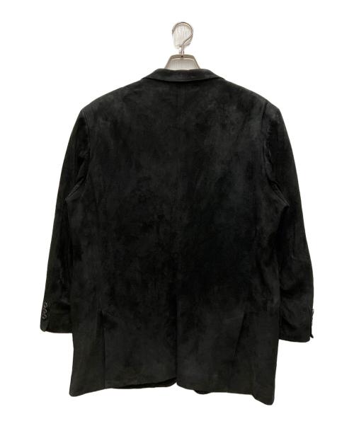 BURBERRY LONDON（バーバリーロンドン）BURBERRY LONDON (バーバリーロンドン) スエード2Bジャケット ブラック サイズ:LLの古着・服飾アイテム