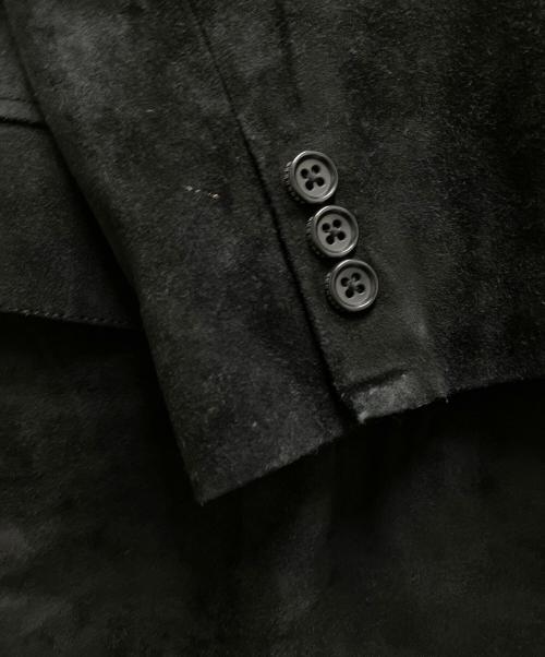 BURBERRY LONDON（バーバリーロンドン）BURBERRY LONDON (バーバリーロンドン) スエード2Bジャケット ブラック サイズ:LLの古着・服飾アイテム