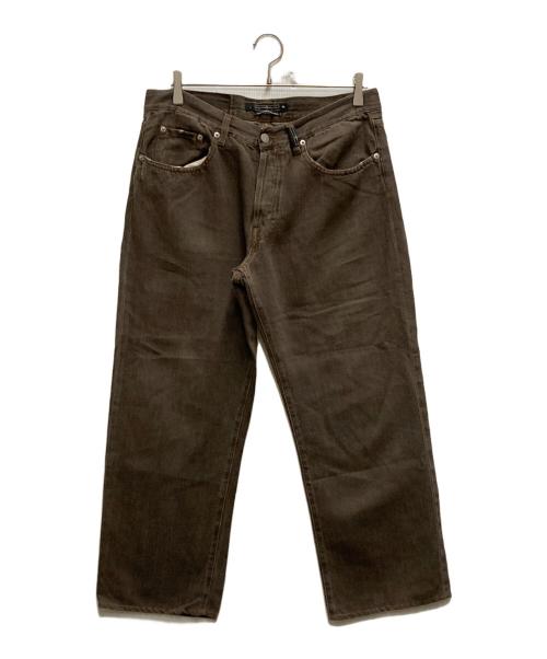 STONE ISLAND（ストーンアイランド）STONE ISLAND (ストーンアイランド) デニムパンツ ブラウン サイズ: 91cm (W36)の古着・服飾アイテム