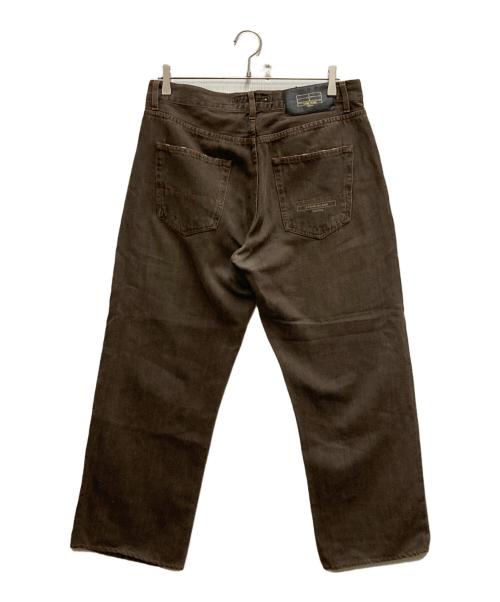 STONE ISLAND（ストーンアイランド）STONE ISLAND (ストーンアイランド) デニムパンツ ブラウン サイズ: 91cm (W36)の古着・服飾アイテム