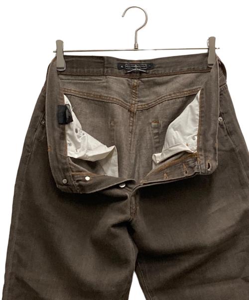 STONE ISLAND（ストーンアイランド）STONE ISLAND (ストーンアイランド) デニムパンツ ブラウン サイズ: 91cm (W36)の古着・服飾アイテム