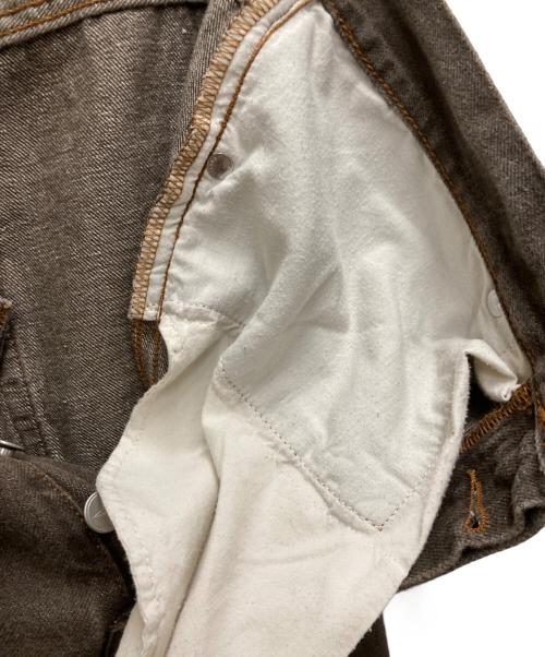 STONE ISLAND（ストーンアイランド）STONE ISLAND (ストーンアイランド) デニムパンツ ブラウン サイズ: 91cm (W36)の古着・服飾アイテム