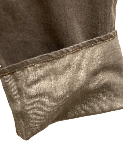 STONE ISLAND（ストーンアイランド）STONE ISLAND (ストーンアイランド) デニムパンツ ブラウン サイズ: 91cm (W36)の古着・服飾アイテム