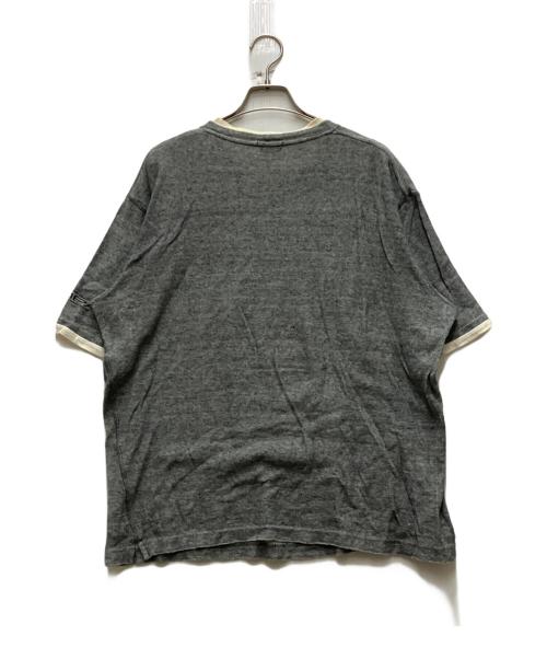 STONE ISLAND（ストーンアイランド）STONE ISLAND (ストーンアイランド) コットンリネンS/S tEE グレー サイズ:Lの古着・服飾アイテム